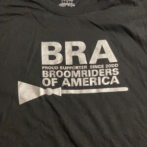 Halloween Graphic T-shirt BRA-Broom Riders of America tee